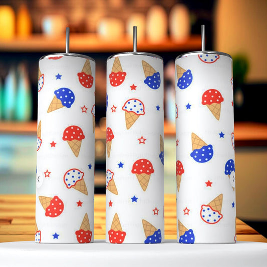 4th Ice Cream Cones Tumbler