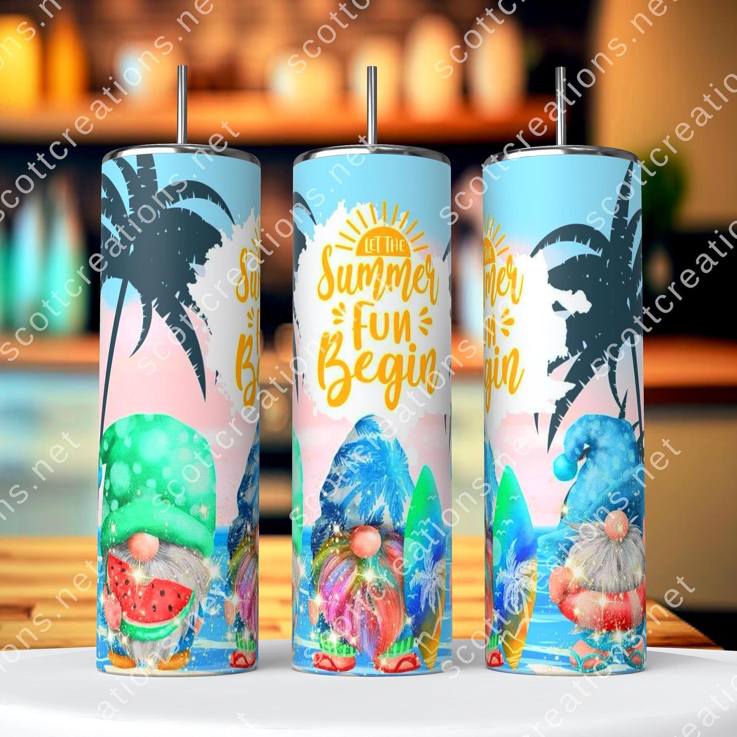 Gnomes Summer Tumbler