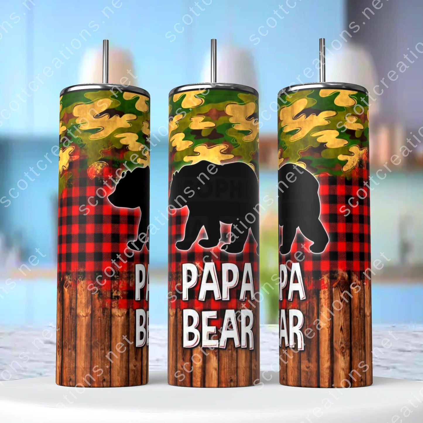 Papa Bear Tumbler
