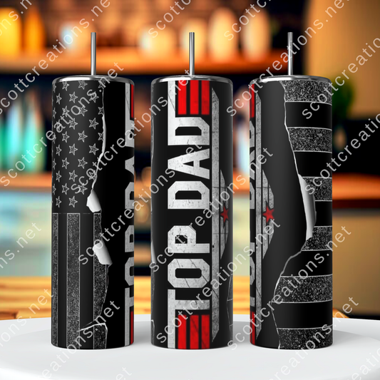 Top Dad Tumbler