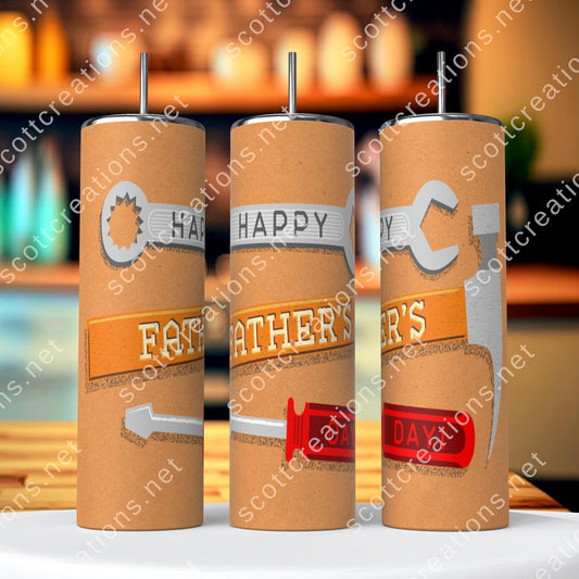 Happy Fathers Day Tumbler