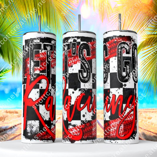 Lets Go Racing Tumbler