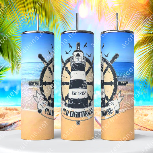 Lighthouse Wheel Tumbler