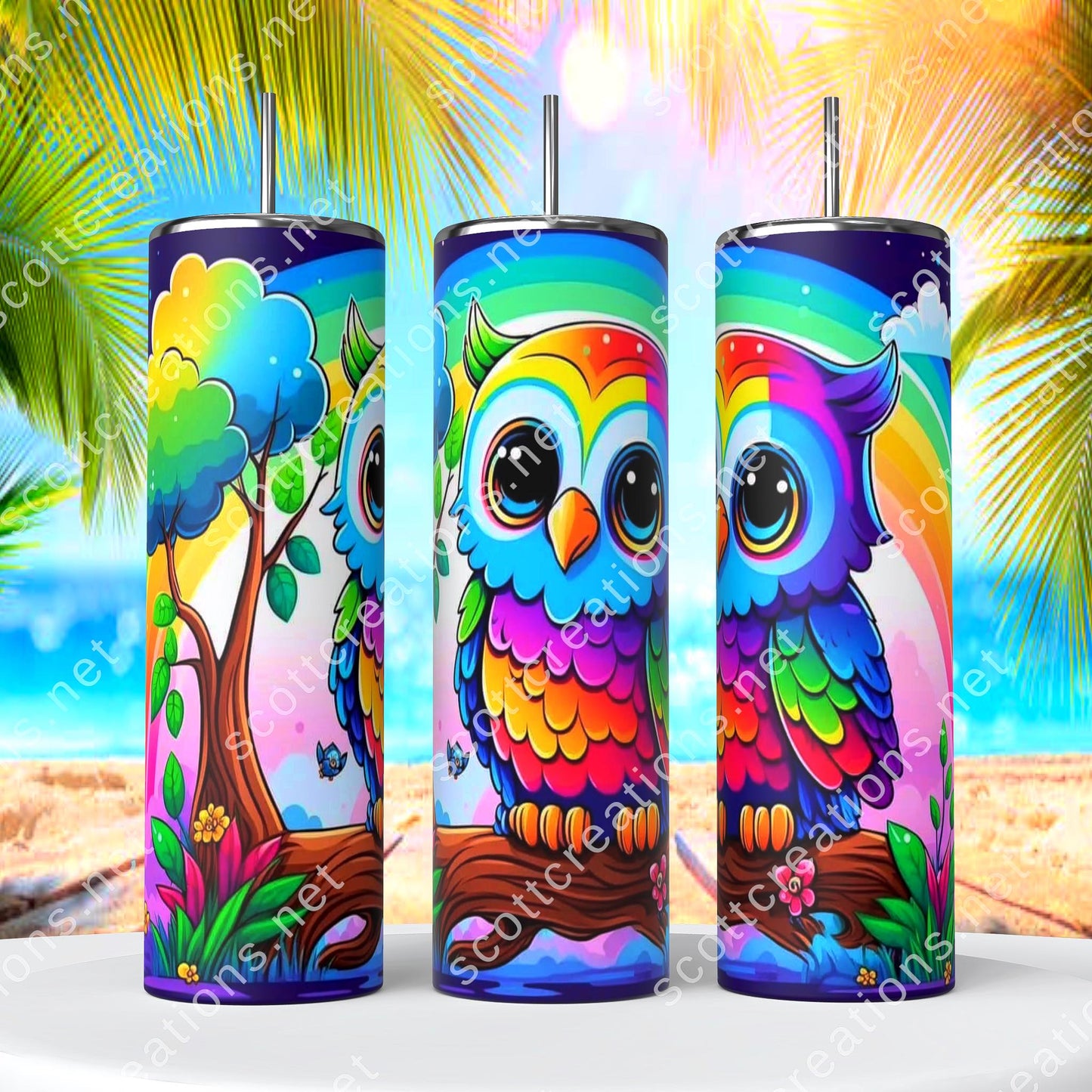 Bright Owl Tumbler
