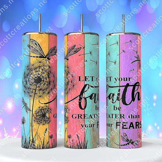 Faith over Fear Tumbler