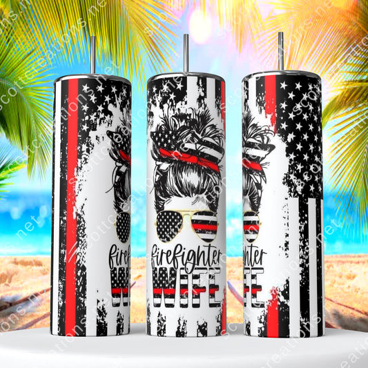 Firefighter Wife Tumbler