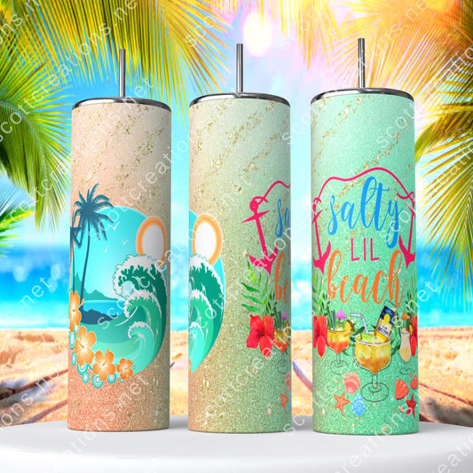 Salty lil Beach Tumbler