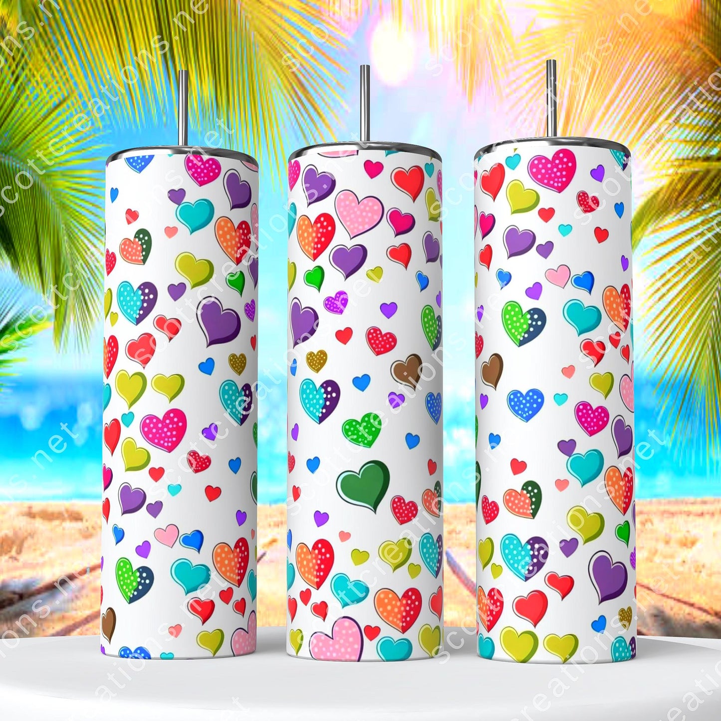 Heart Spots Tumbler