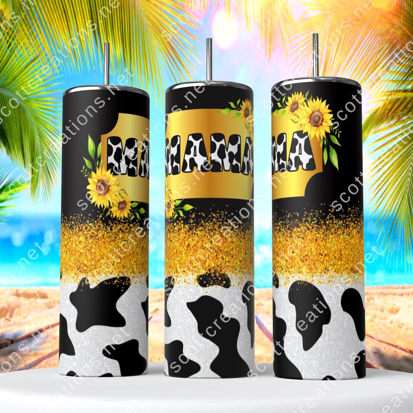 Mama Sunflower Tumbler