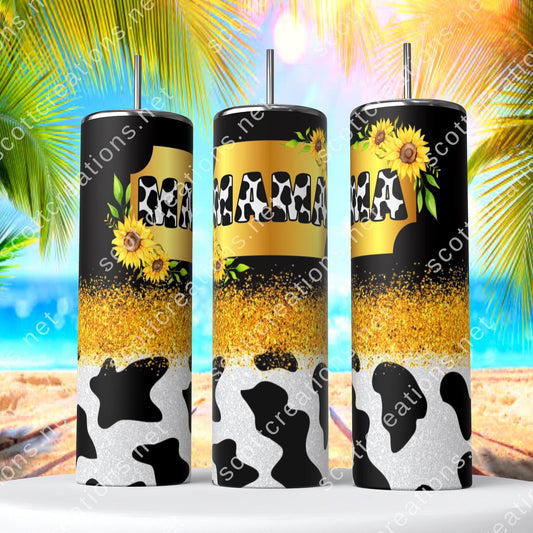 Mama Sunflower Tumbler