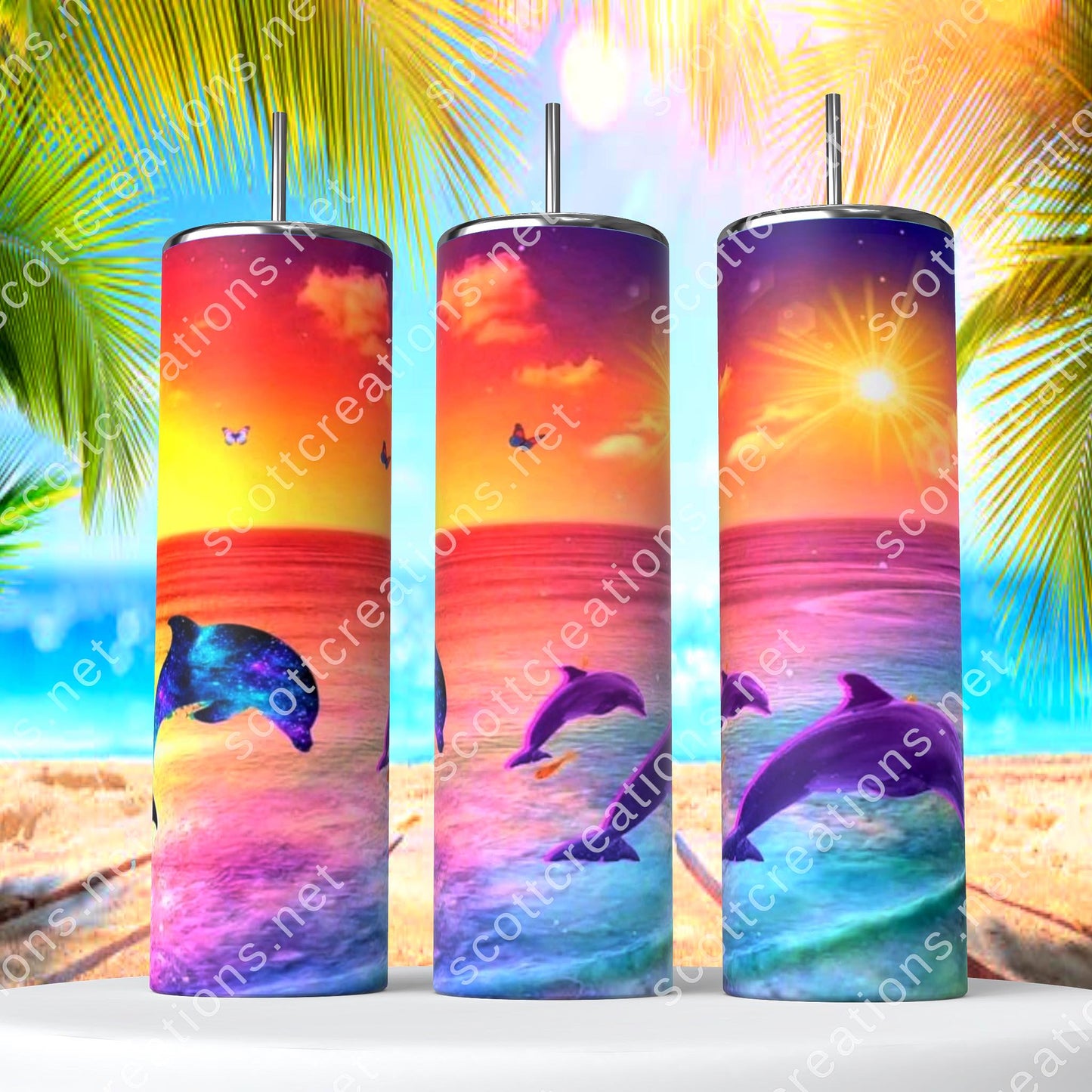 Ocean Dolphin Tumbler