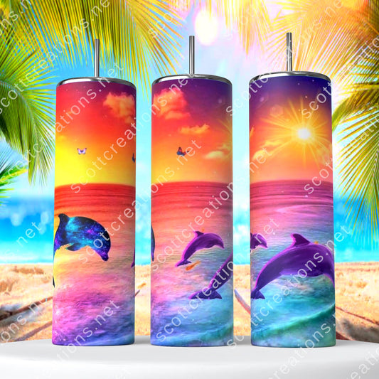 Ocean Dolphin Tumbler