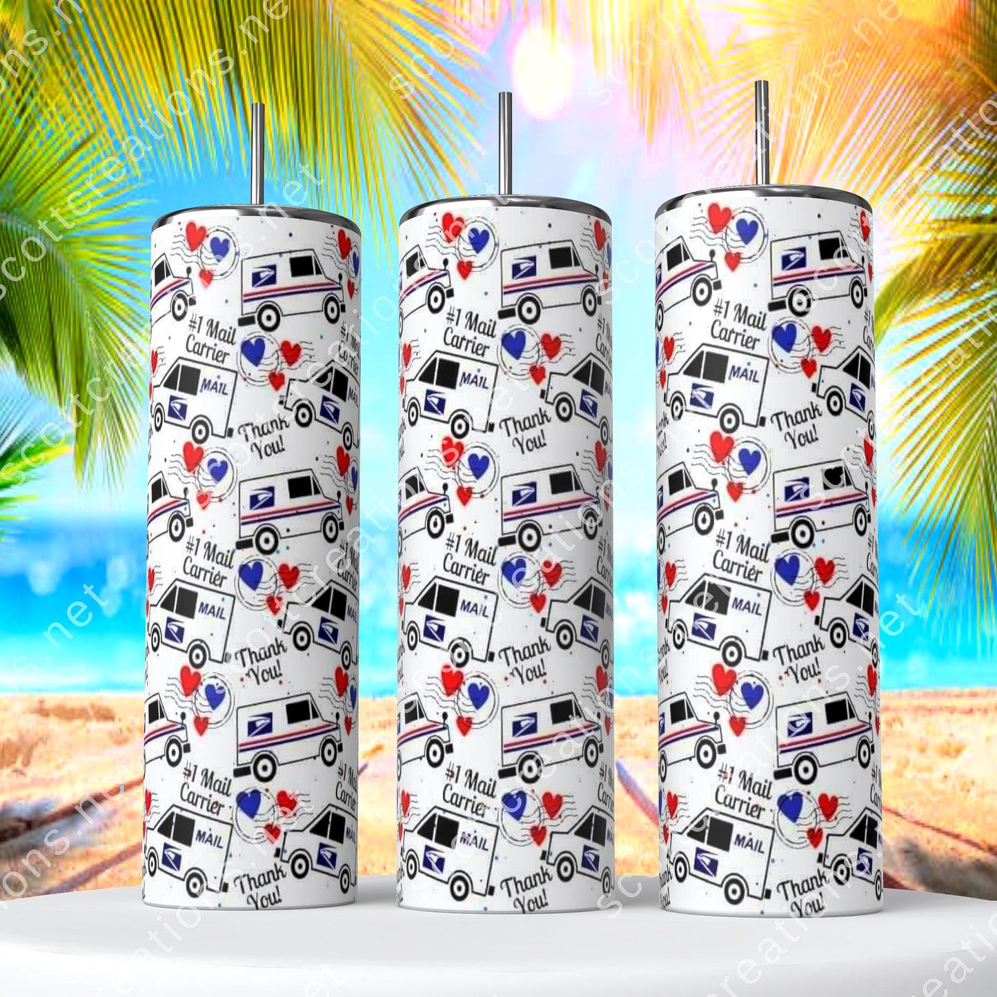 Mail Carrier Tumbler