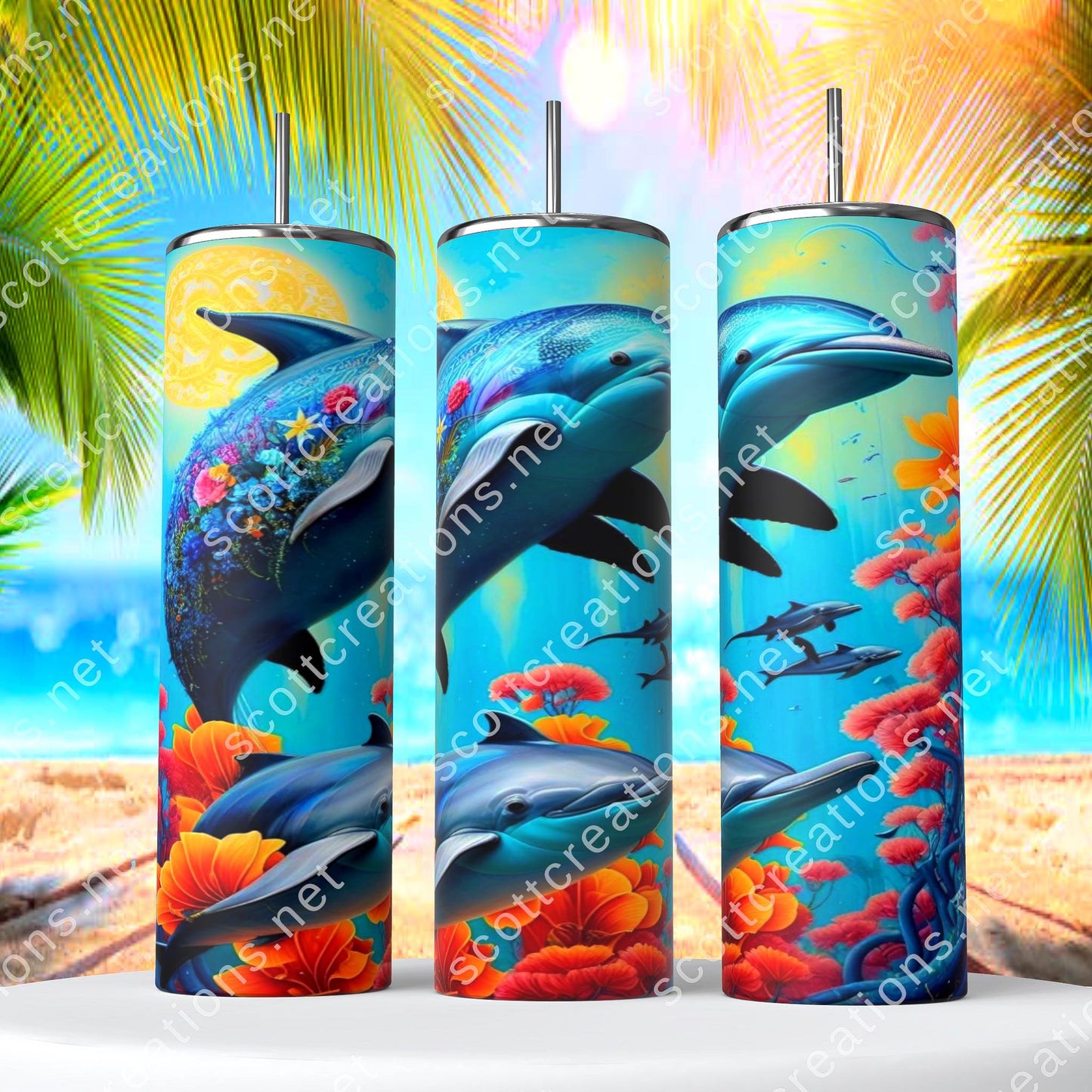 Dolphin 3 Tumbler
