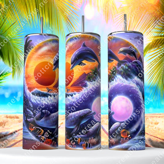 DolphinYingYang1 Tumbler