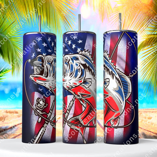 American Fish Tumbler