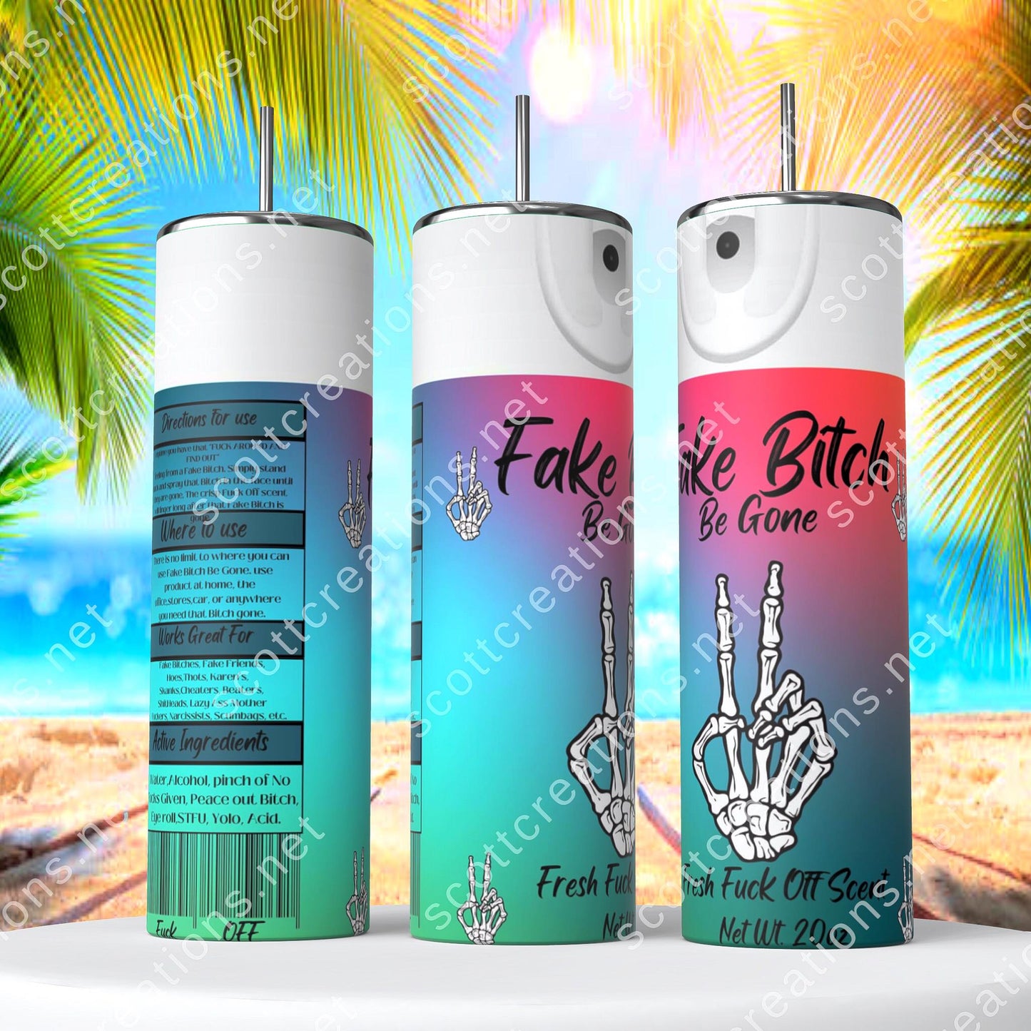 Bitch Spray 4 Tumbler