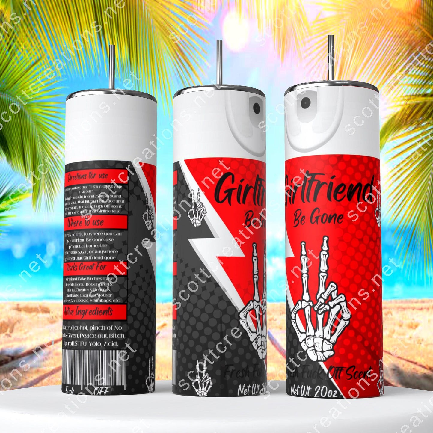 Girlfriend Spray 3 Tumbler