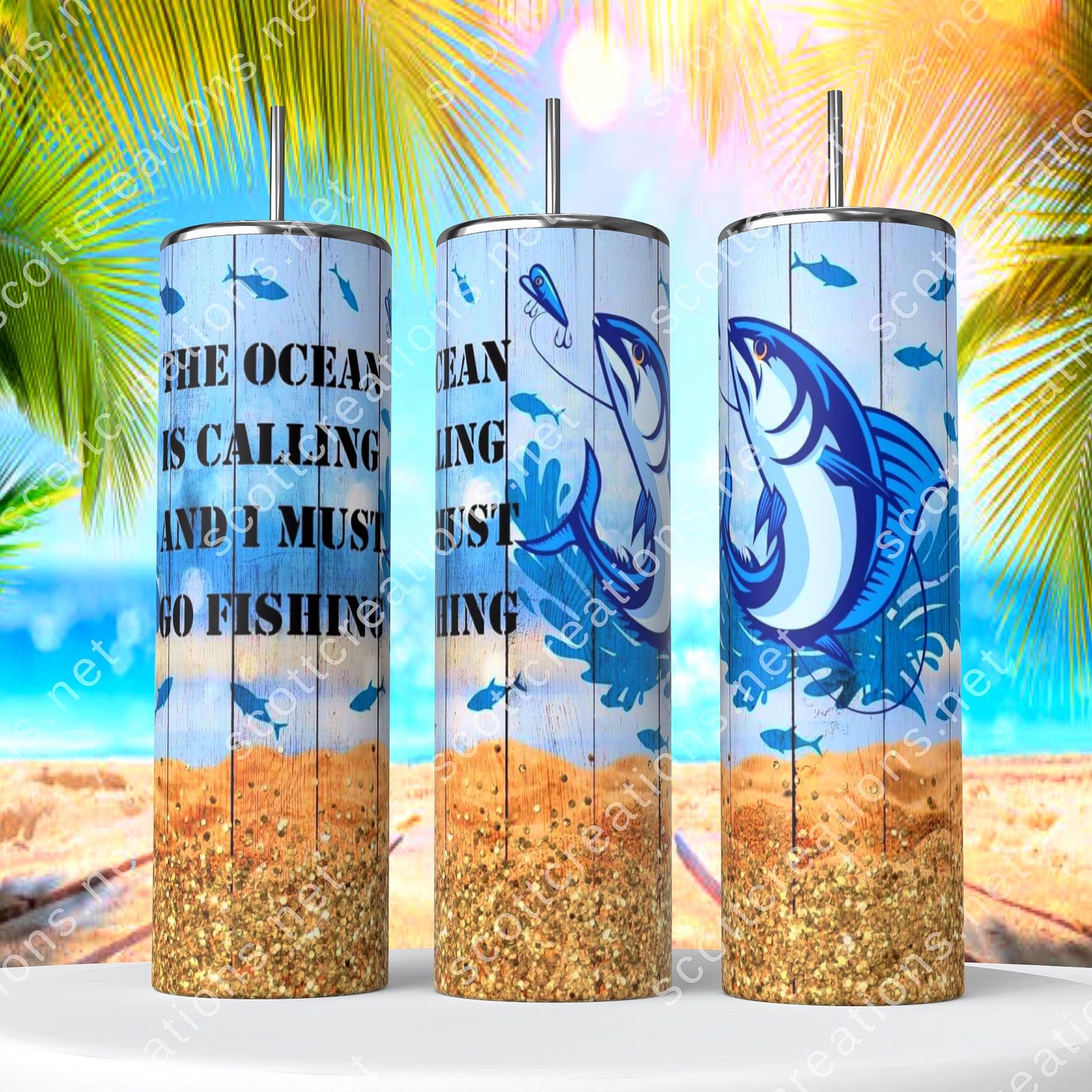 The Ocean is Calling Tumbler