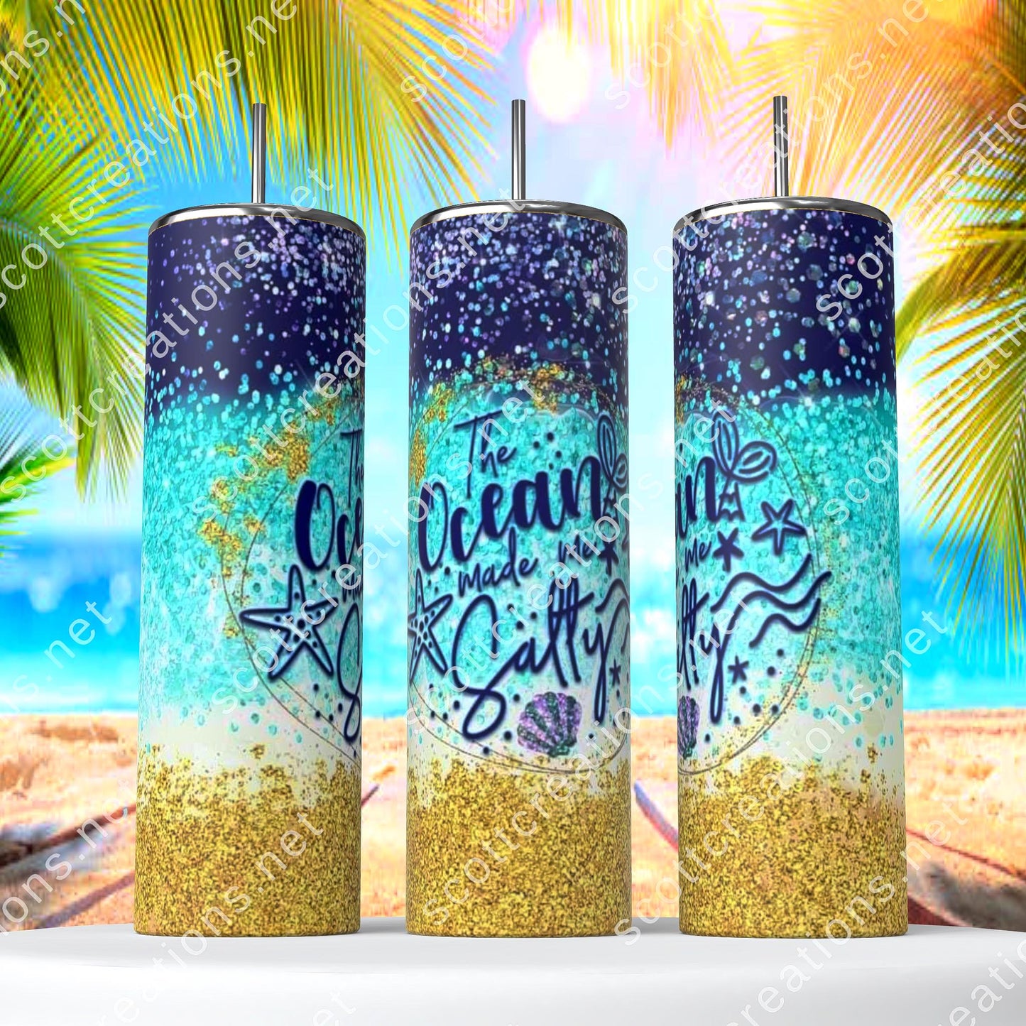 Ocean made me Salty Tumbler