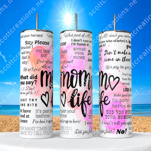 Mom Life Tumbler