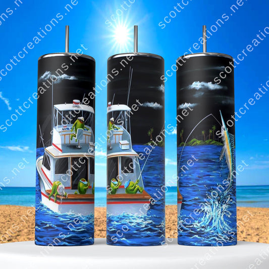 Salt Water Fishing Tumbler