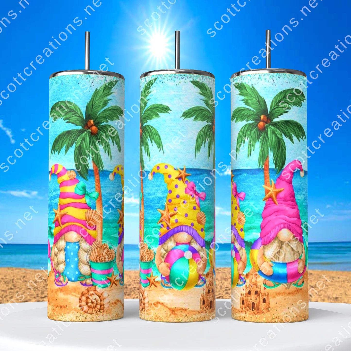 Summer Gnome Tumbler