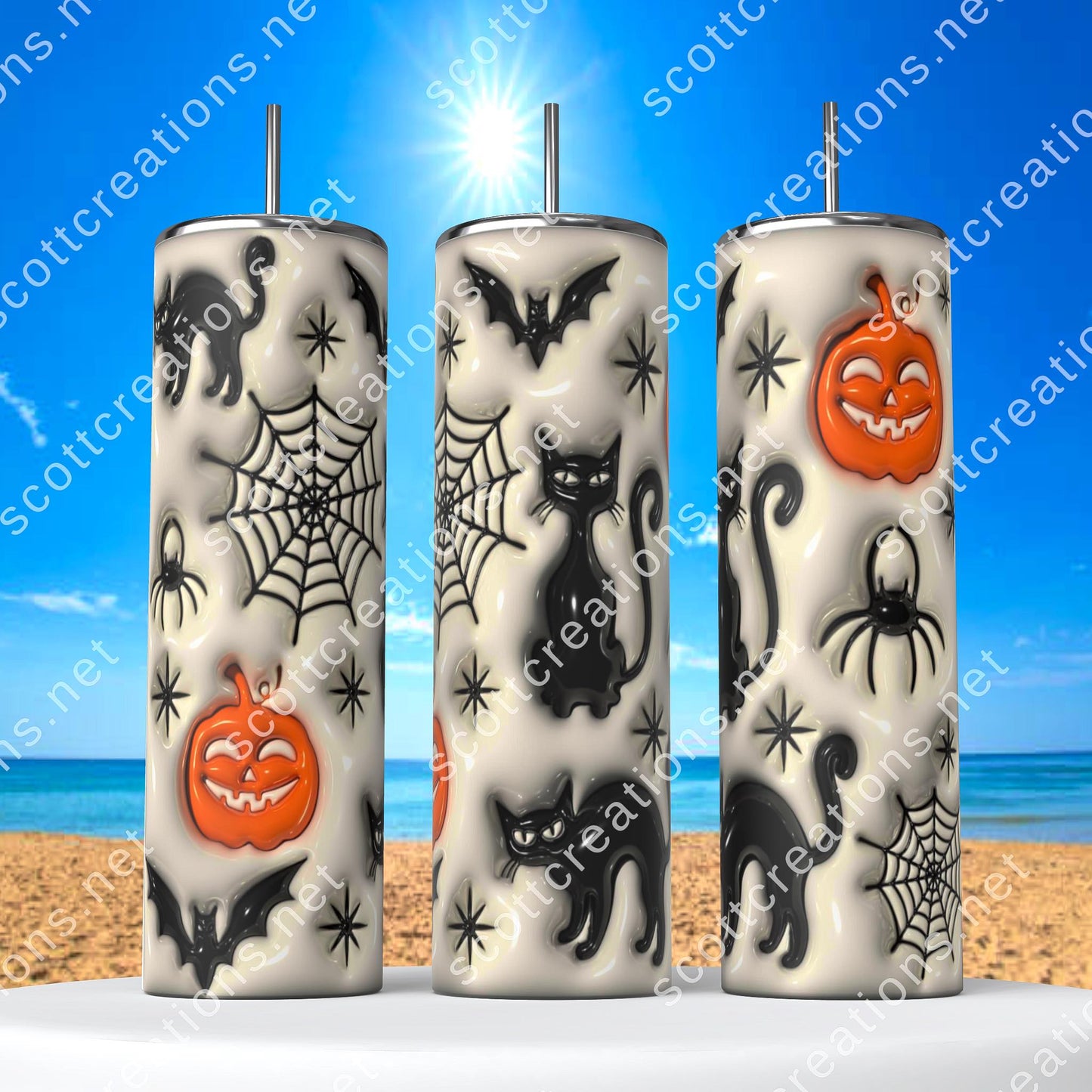 Big Black Cat Tumbler