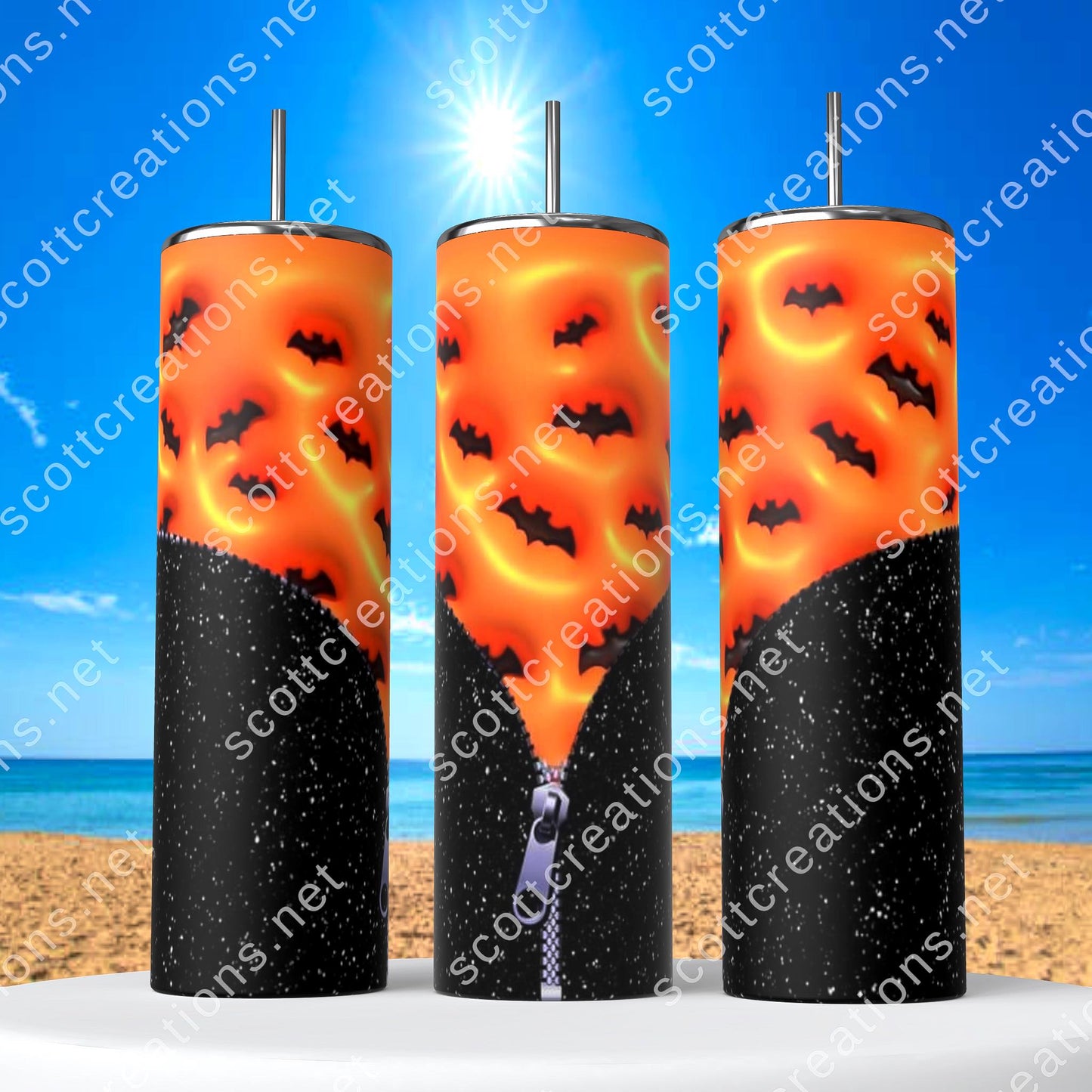 Zipped Bats Tumbler