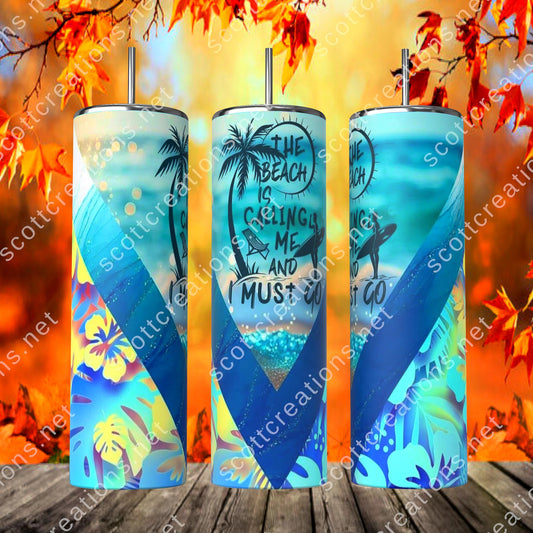 Beach is Calling Tumbler