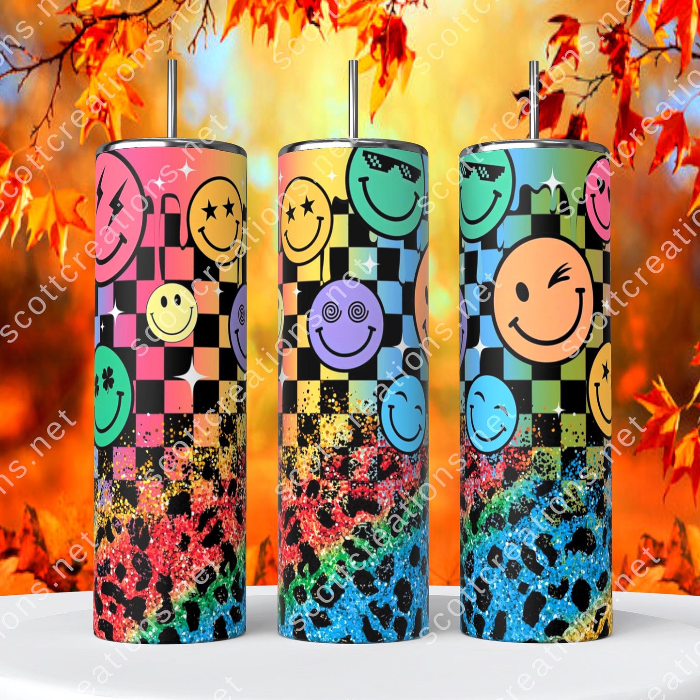 Retro Smile Tumbler