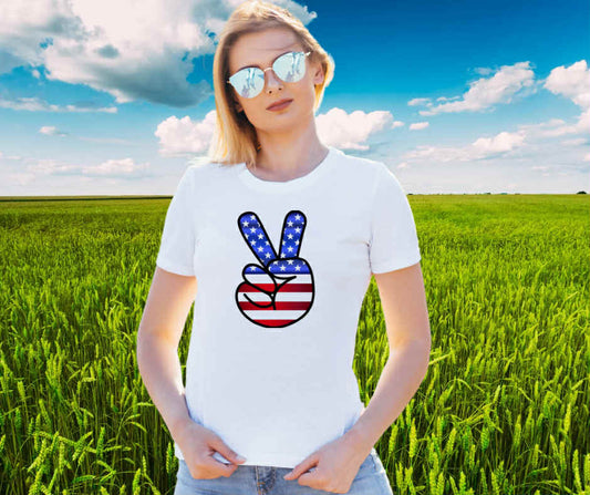American Peace Sign