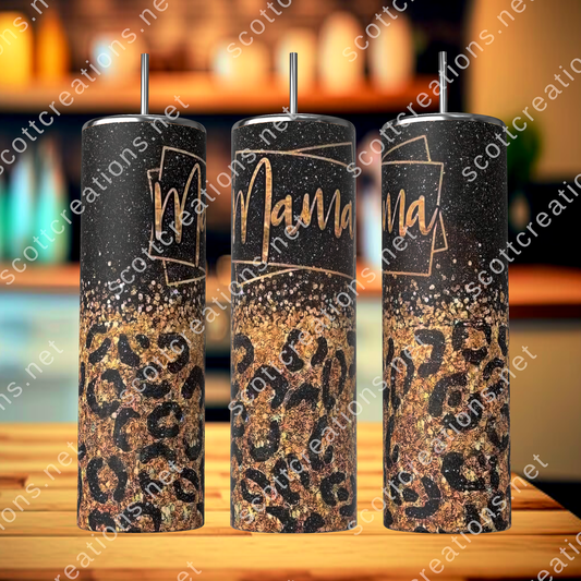 Mom Leopard Tumbler