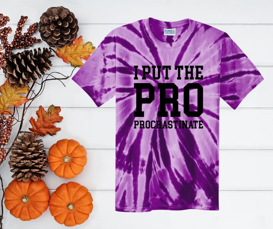 I put the PRO Procrastinate
