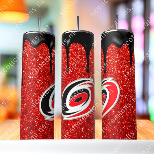 Red Glitter Tumbler