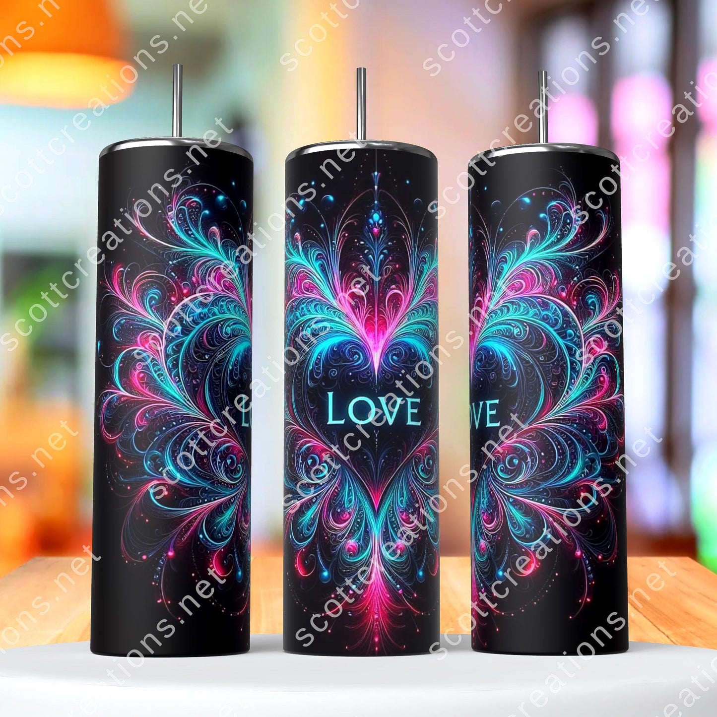 20oz Love Heart Tumbler
