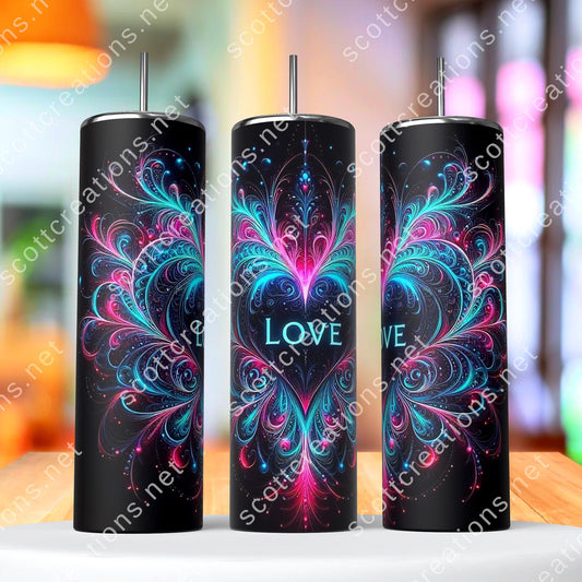 20oz Love Heart Tumbler