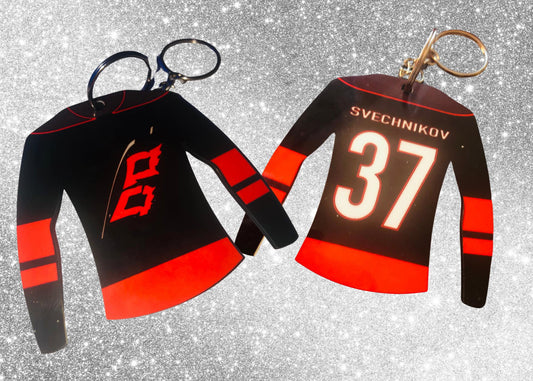 Canes Jersey Keychain
