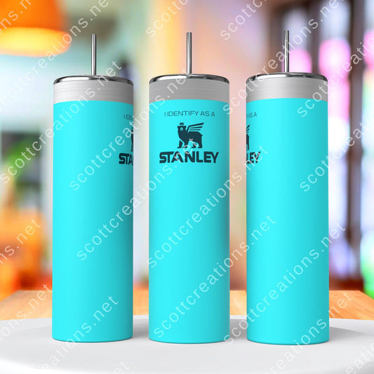 20oz Blue Matte Tumbler