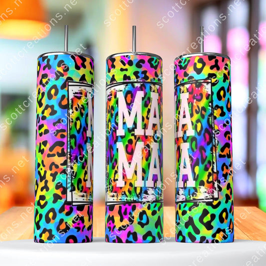 20oz Mama Leopard Tumbler
