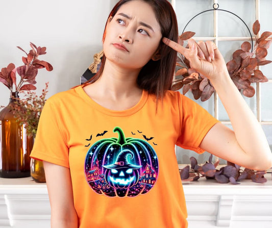 Bright Scary Pumpkin