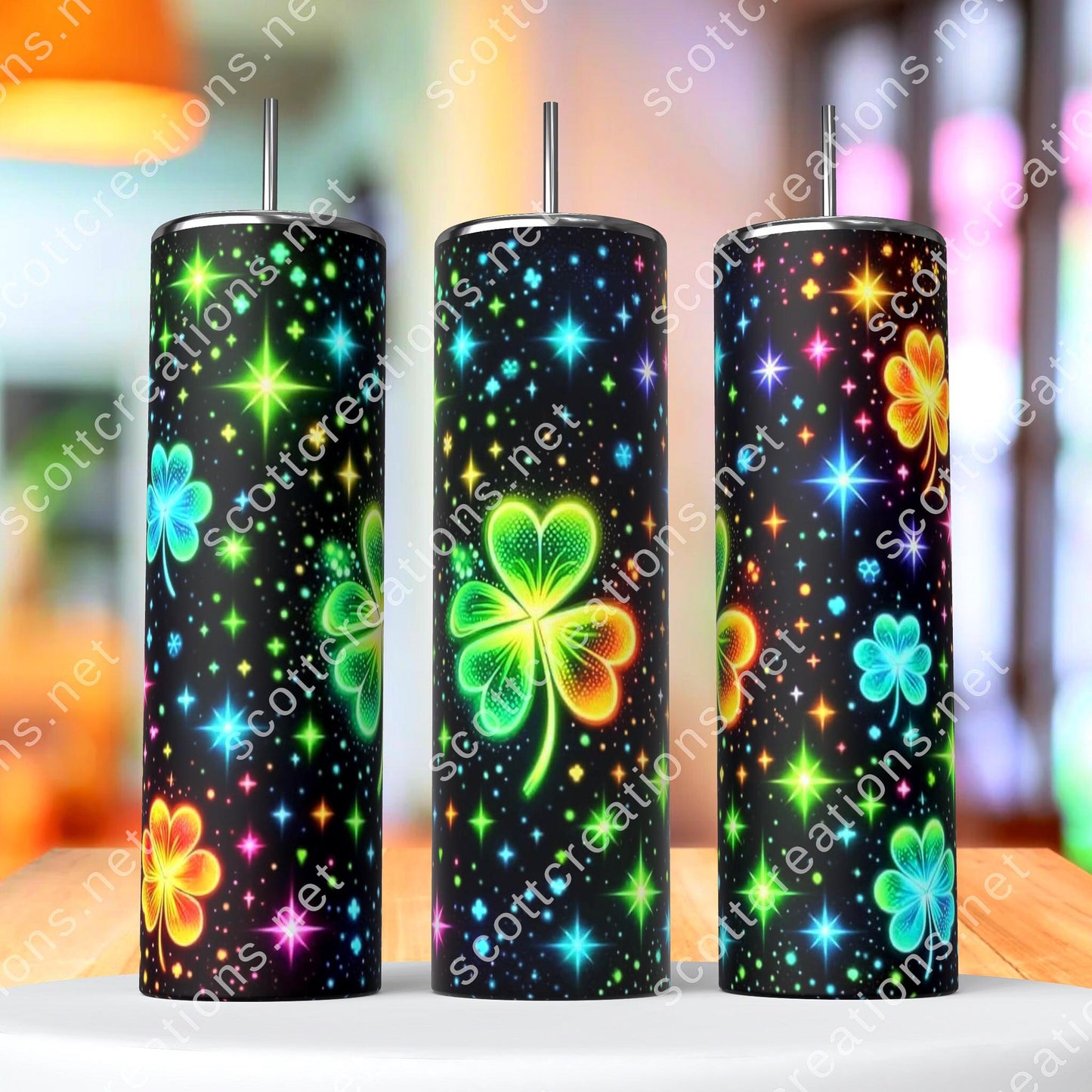 20oz Bright Clover Tumbler