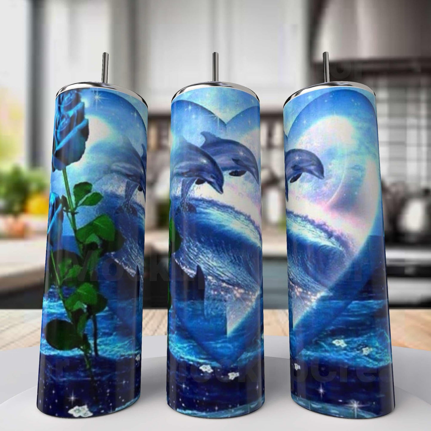 Jumping Dolphin Tumbler