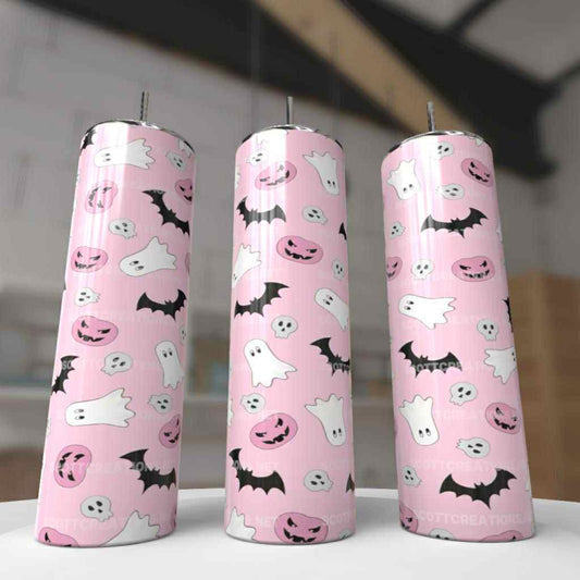Ghost and Bats Tumbler