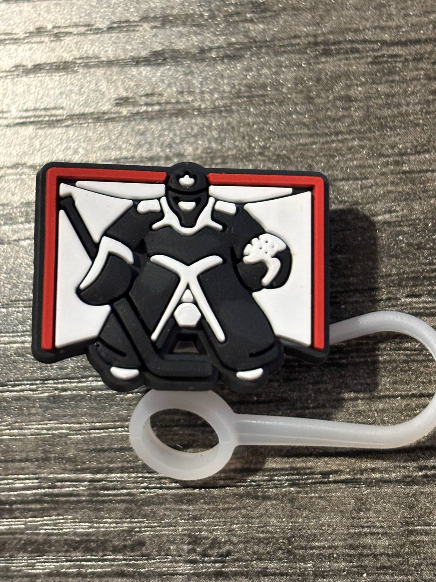 Hockey Goalie Straw Topper