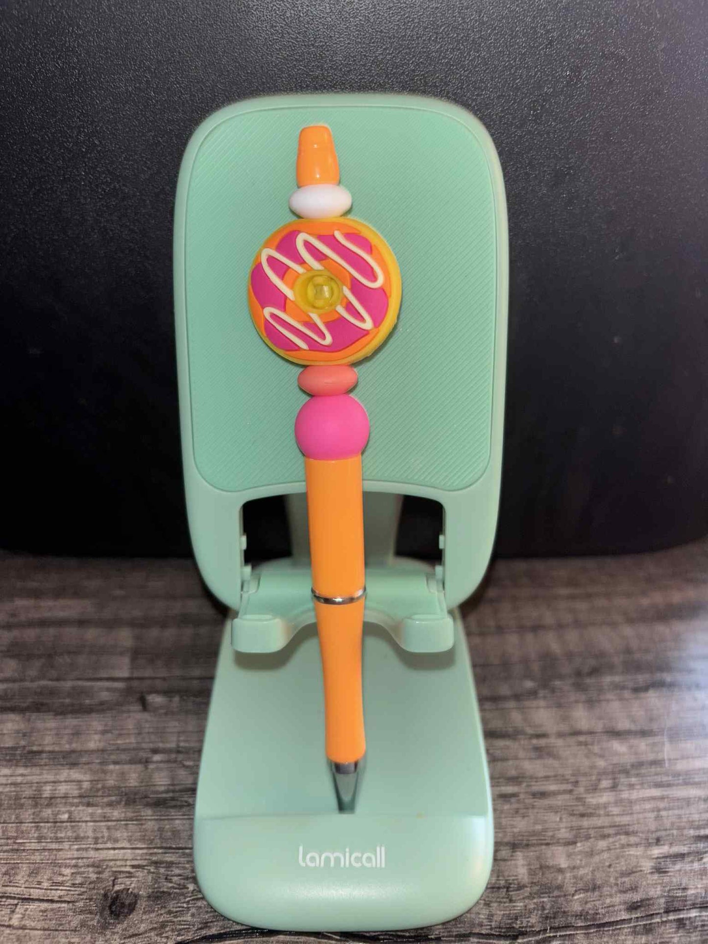 Yellow Pink Doughnut Pen