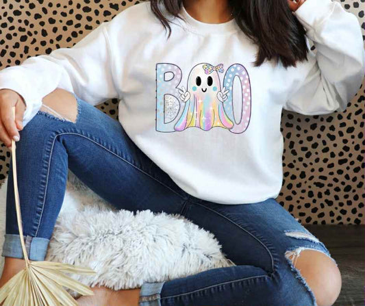 Boo Ghost Bow Peace