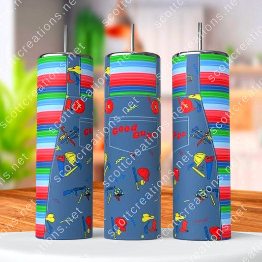 Chucky Outfit Tumbler