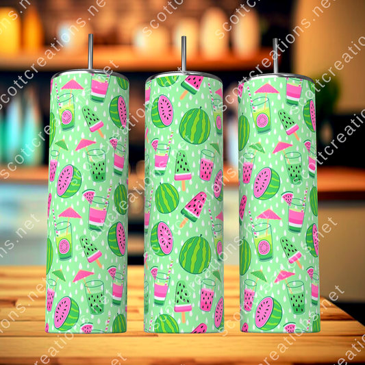 Watermelon Popsicles Tumbler