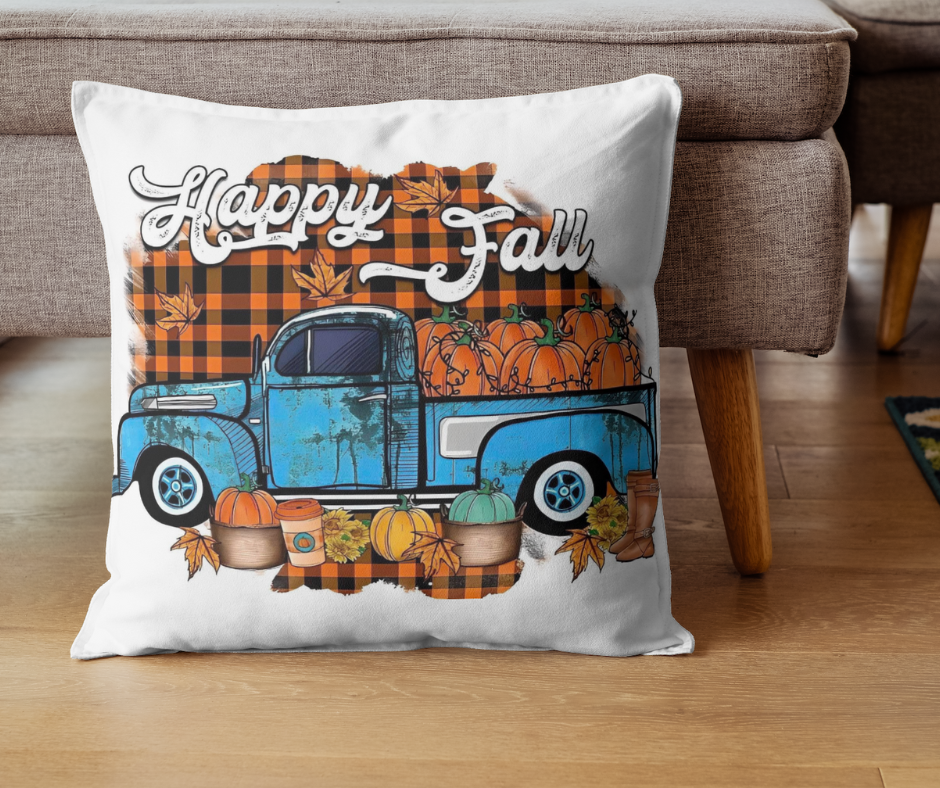 Fall Truck Pillowcase
